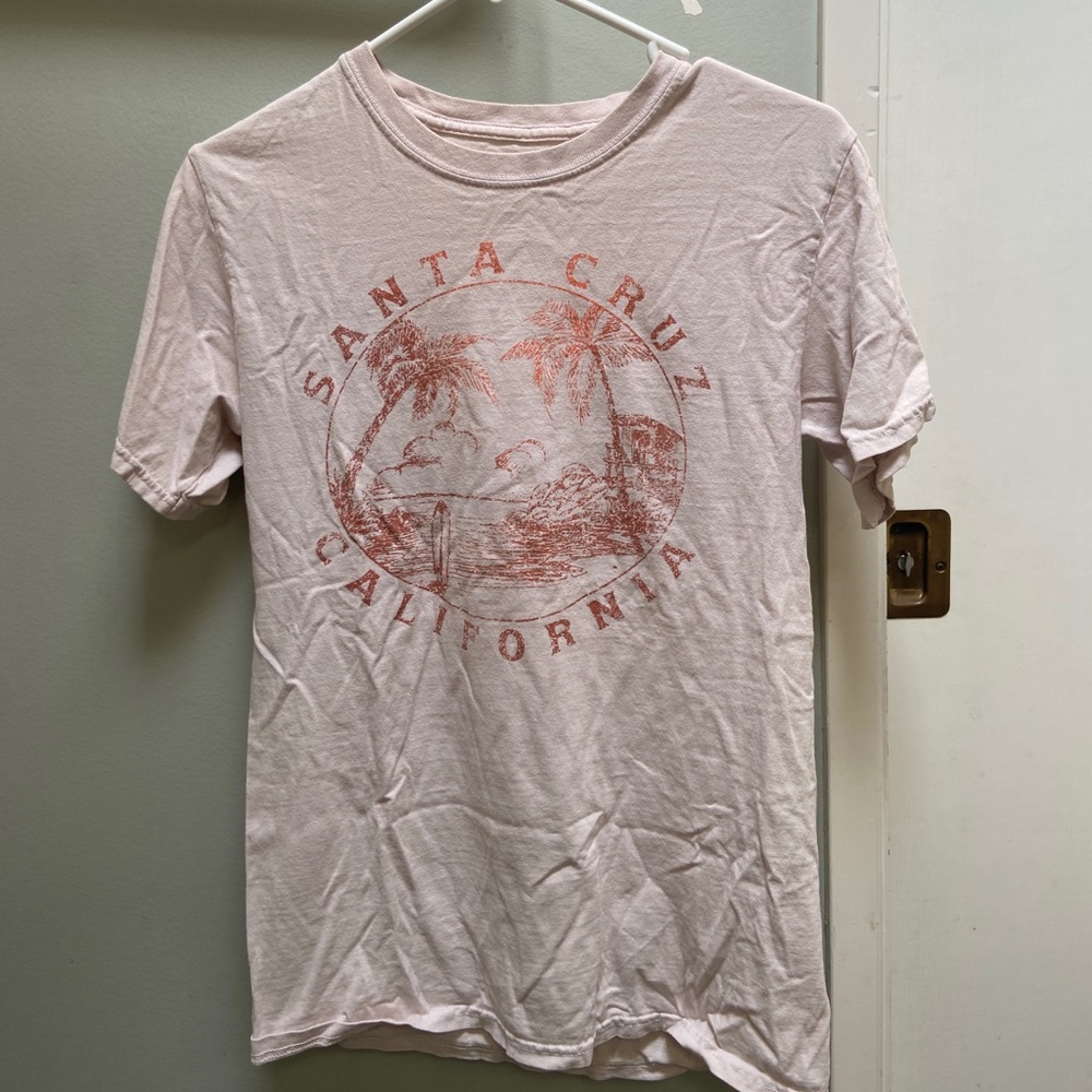 Santa Cruz white t-shirt with image